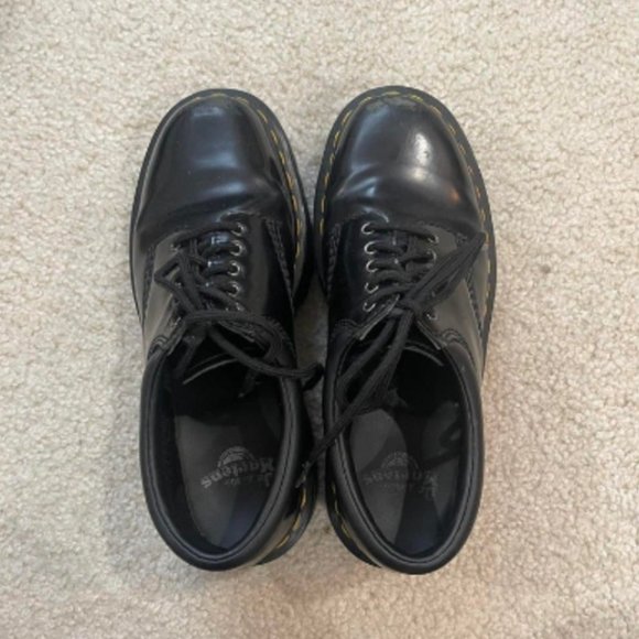 dr. marten platform 8053 leather oxfords - Picture 6 of 7